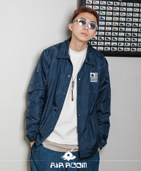 2020AW CARHARTT State Coach I020977 夾克 棒球外套 教練 外套 深藍 現貨