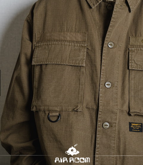 2021AW CARHARTT L/S Carver Shirt A211024 雙口袋 軍襯衫 現貨