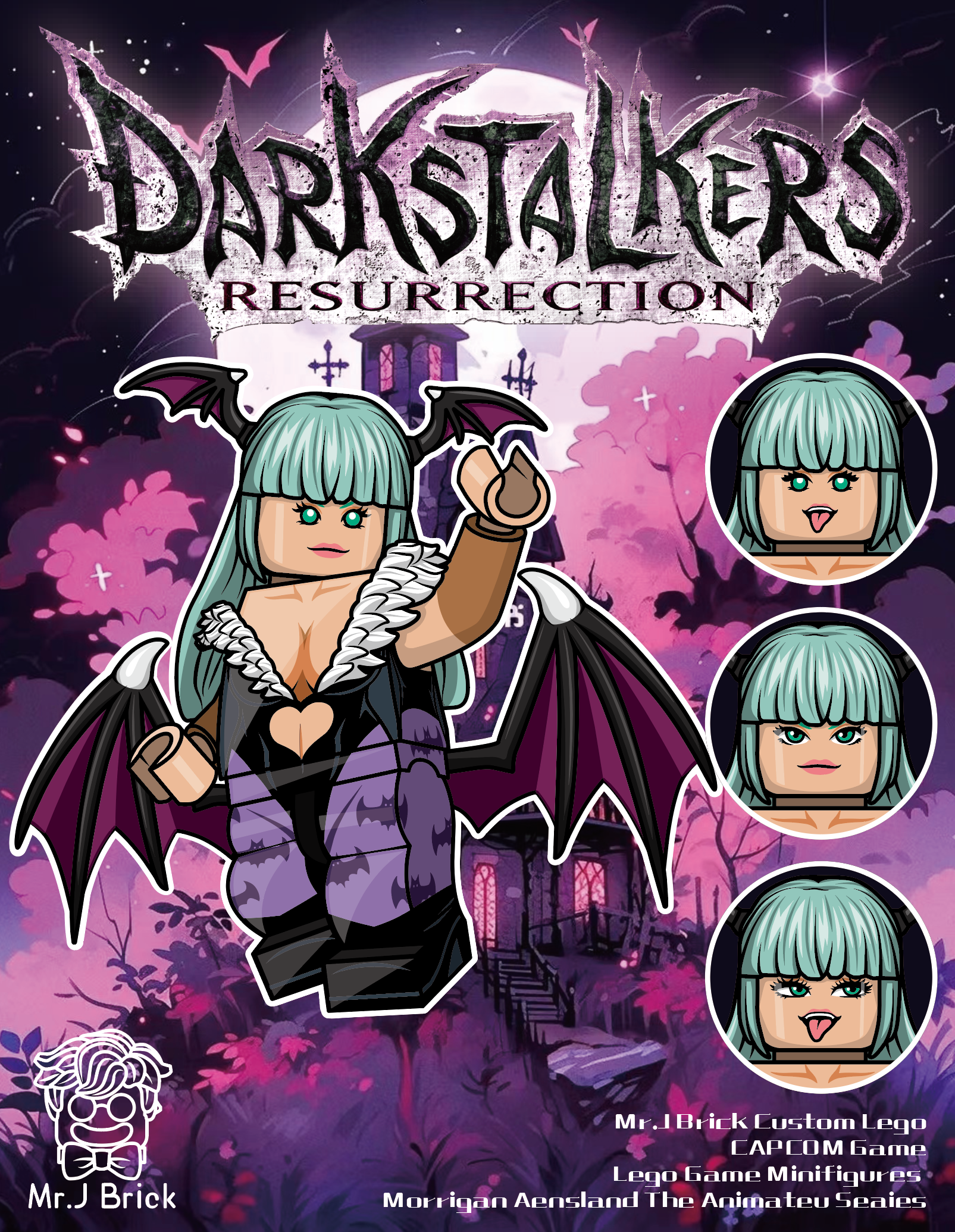 [MrJ Brick][In Stock] Morrigan Aensland [PADprinted]