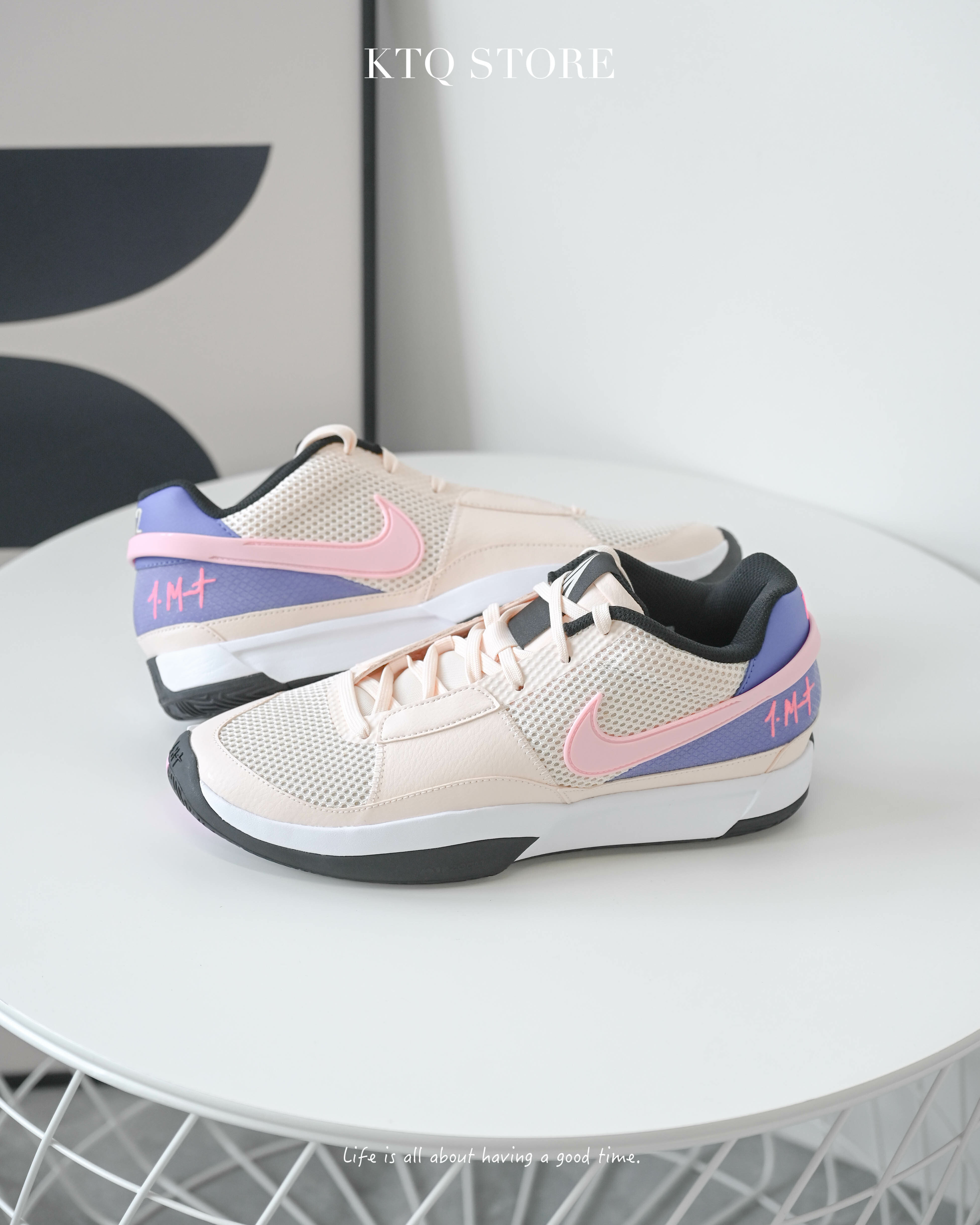 KTQ STORE ‧  Nike JA 1 EP 'GUAVA ICE' 籃球鞋 米粉 DR8786-802