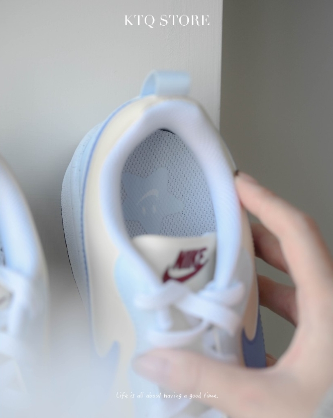 KTQ STORE ‧  Nike COURT 米黃藍 復古 休閒 FV8120-141