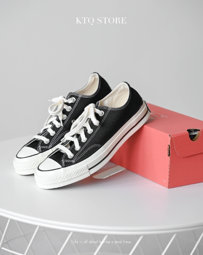 KTQ STORE ‧  CONVERSE CHUCK 1970 黑色 低筒 百搭基本款 162058c
