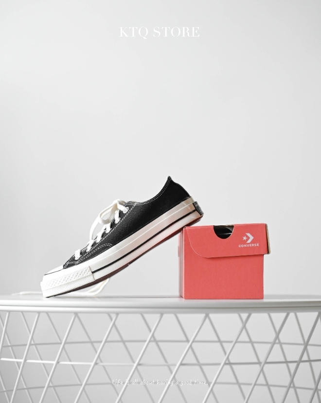KTQ STORE ‧  CONVERSE CHUCK 1970 黑色 低筒 百搭基本款 162058c