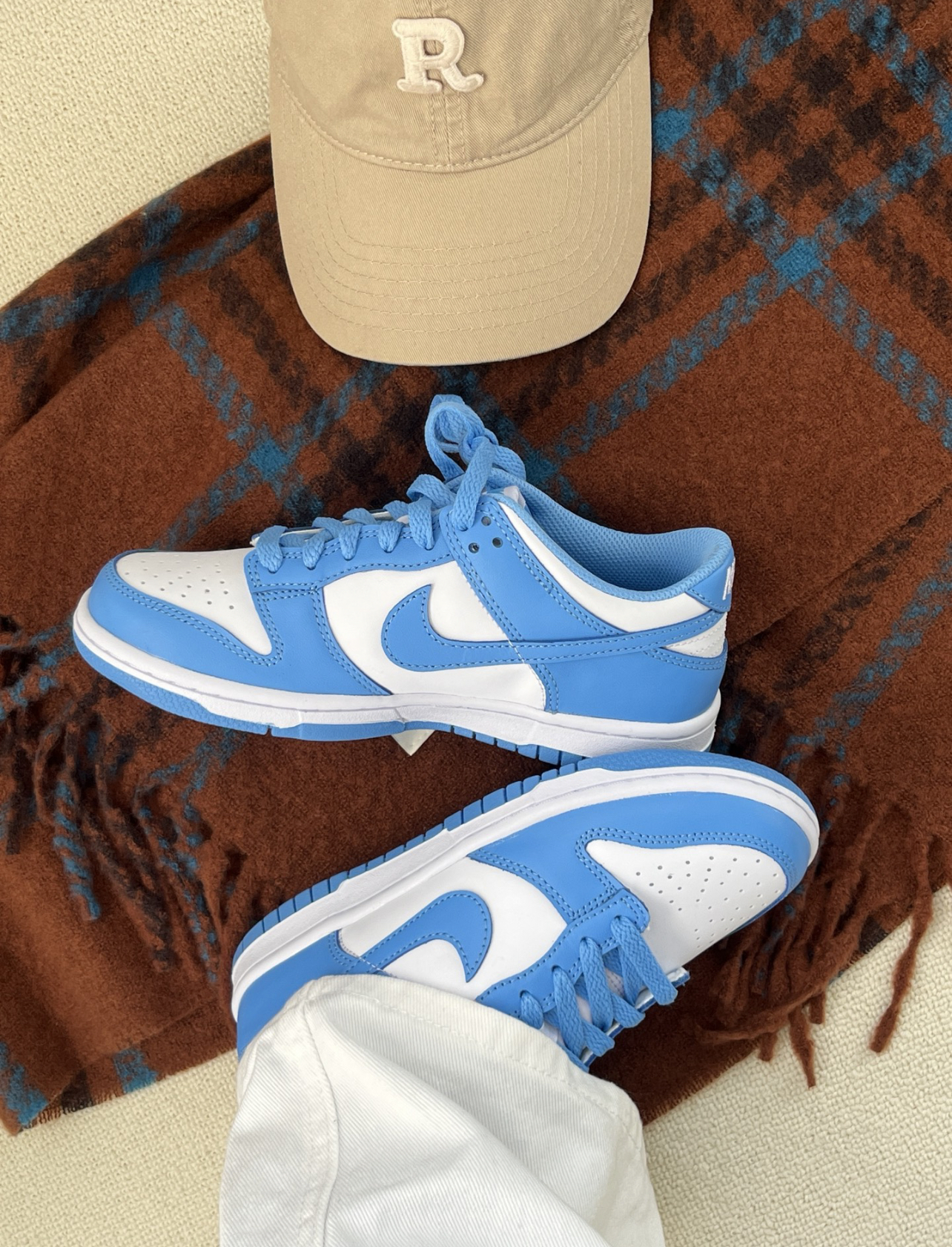 NIKE Dunk Low 北卡藍 大學藍 藍白 藍 大童款 CW1590-103/預購