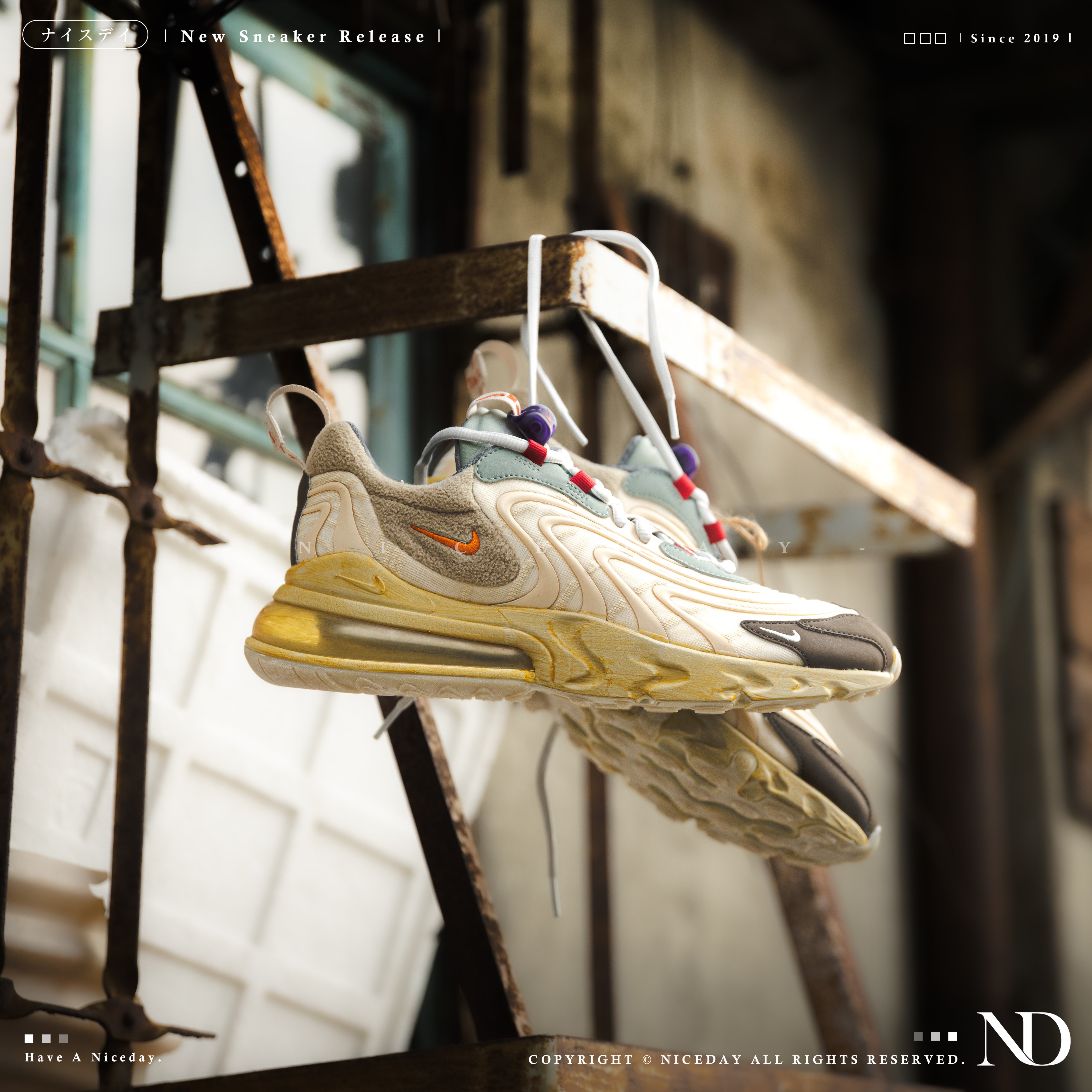NICEDAY 代購 Travis Scott x Air Max 270 React 仙人掌 沙漠土黃 CT2864-200