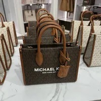 [S] MICHAEL KORS 35FZG7ZC5B MIRELLA SM SHOPPER TZ XBODY,BROWN, 196163437613 (SMK669)