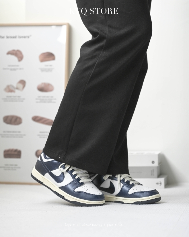KTQ STORE ‧  Nike Dunk low "Vintage Navy" 海軍藍白 FN7197-100