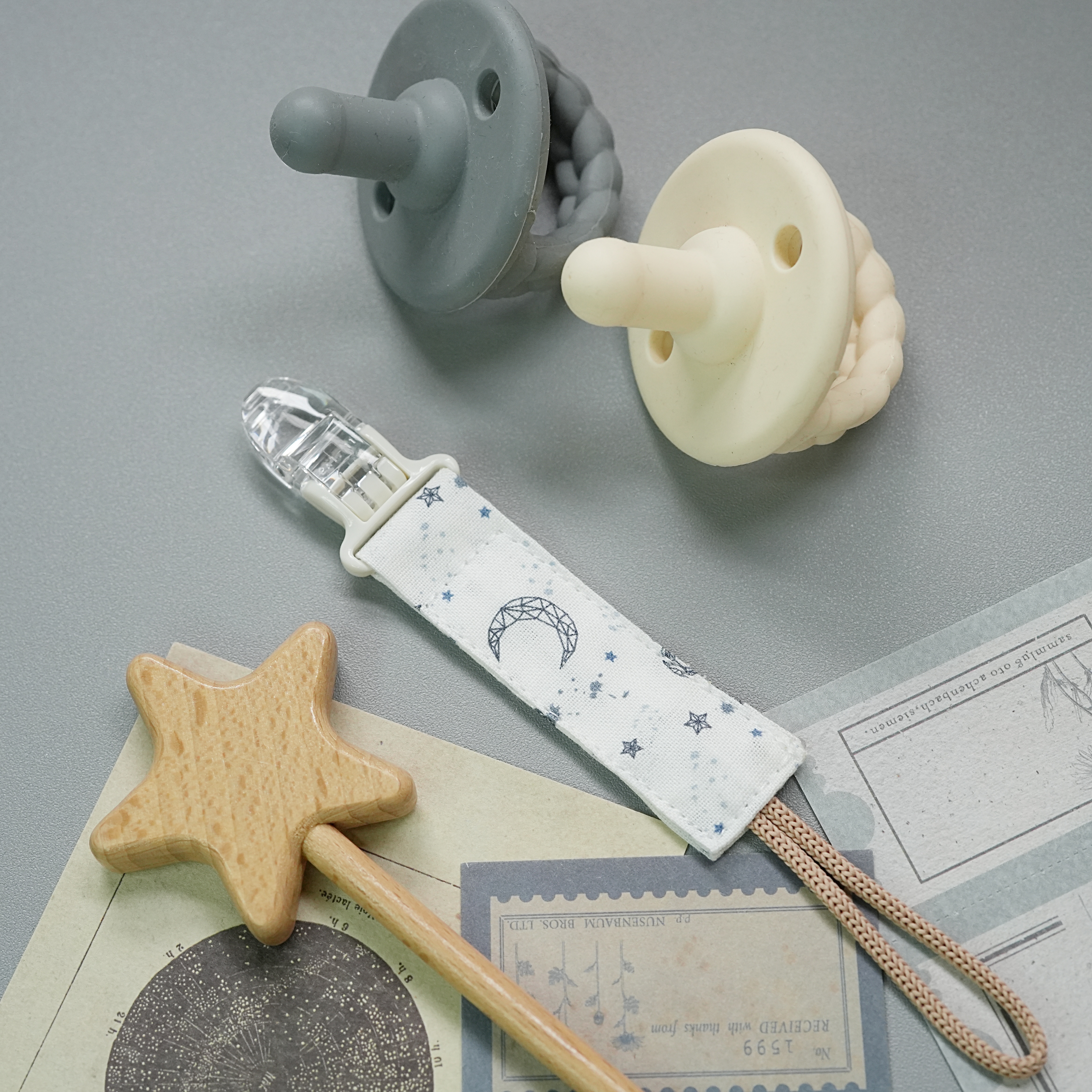 Hi Y.P store-短版鱷魚夾-幾何月光