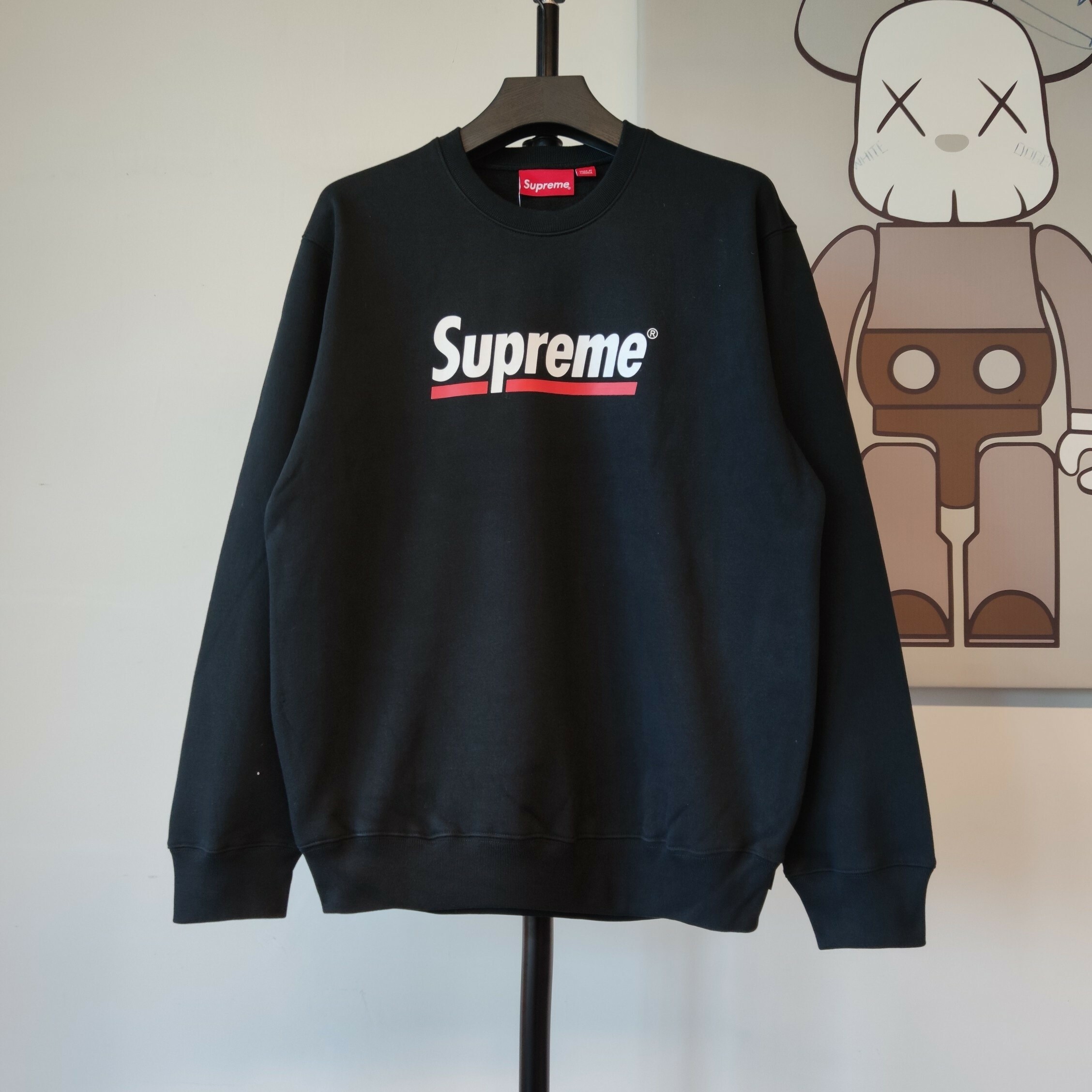2020SS SUPREME UNDERLINE CREWNECK 大學TEE
