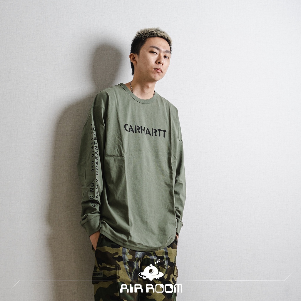 2021AW Carhartt WIP L/S Patton T-shirt A212029 LOGO 軍事風 長T