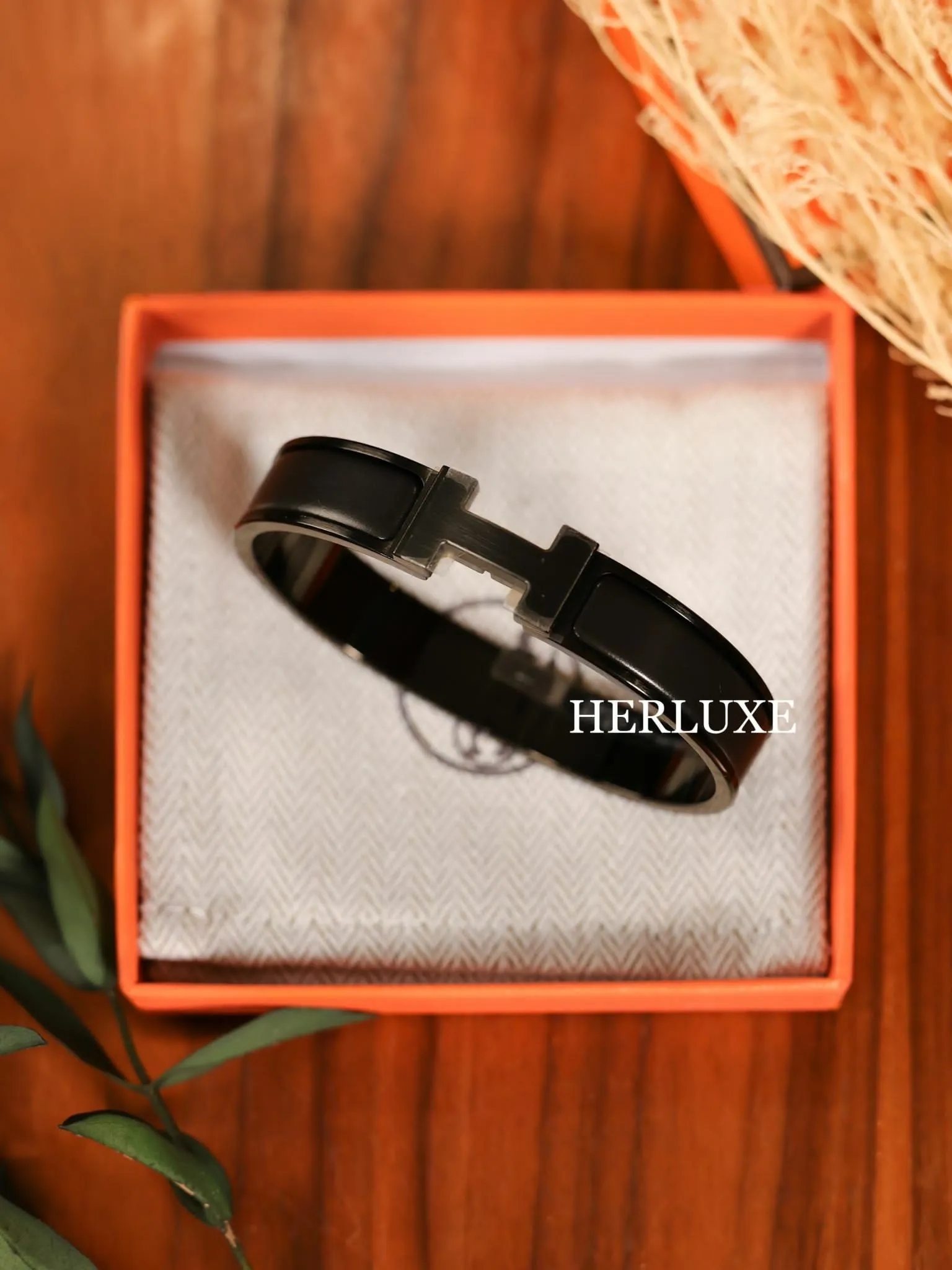 Clic HH bracelet  so black mat T4 T5