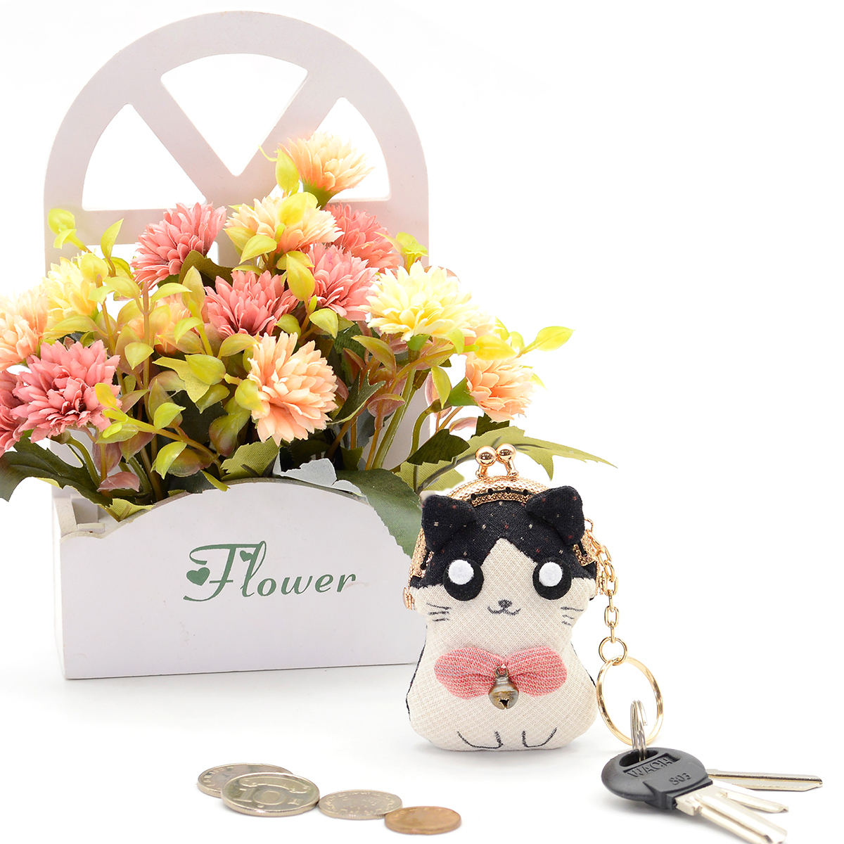 5公分鑰匙圈口金/個【贈貓格格口金包紙型】