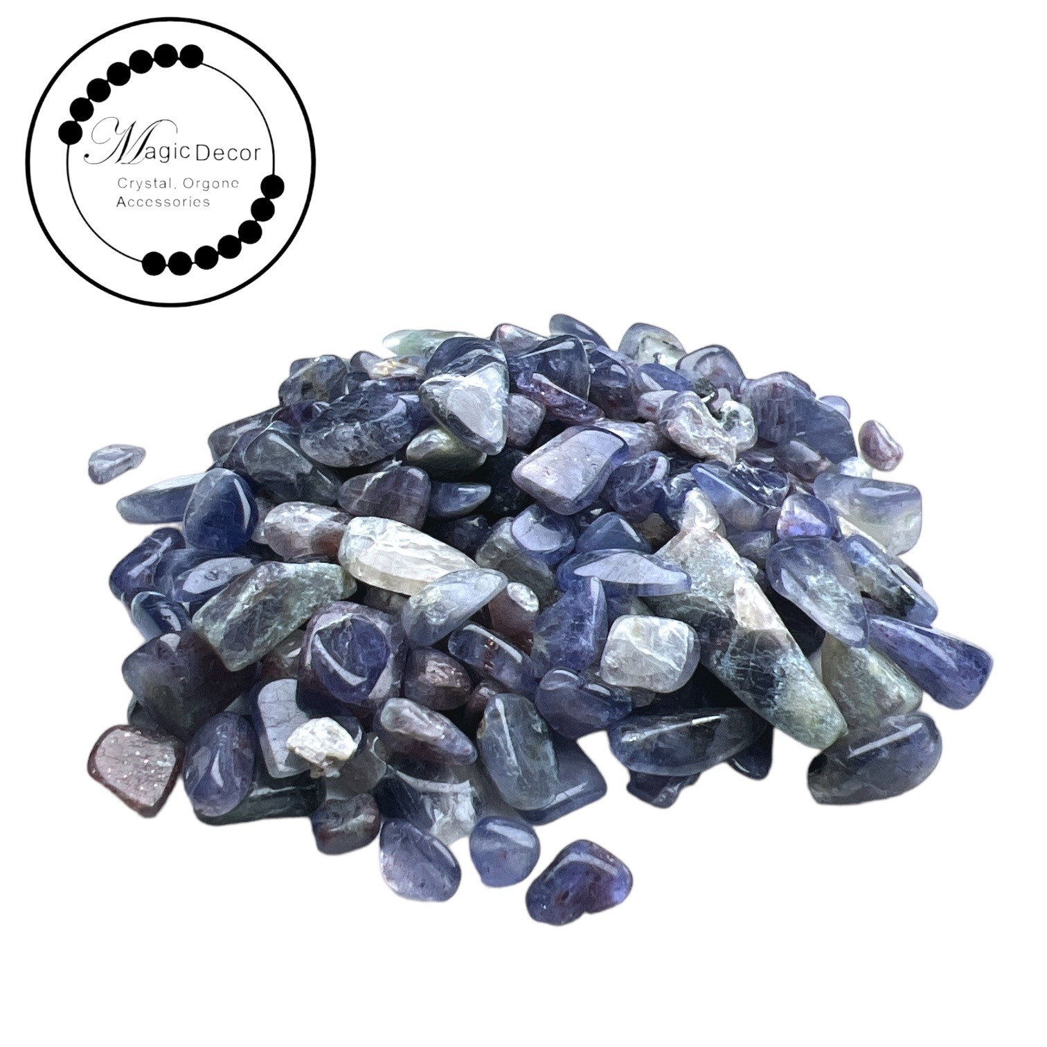 250217-D72 堇青原石碎石1包（200g）