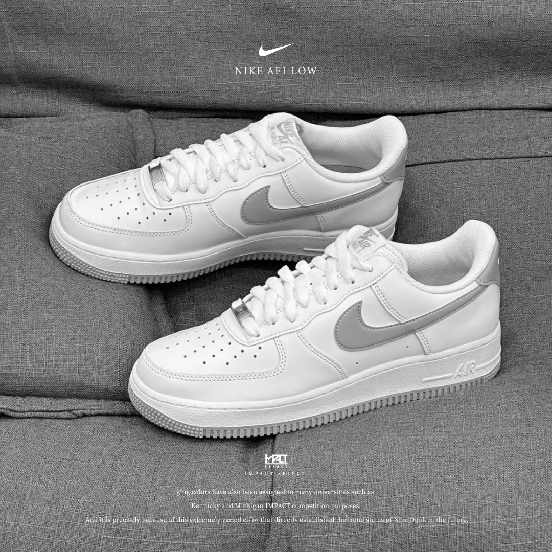 Nike Air Force 1 Low 淺煙灰 灰白 FJ4146-100