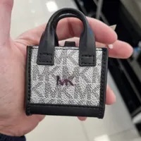 [S] MICHAEL KORS 36H3LCON0P COOPER MICRO TOTE KYFB,SILVER, 196237265234 (SMK684)
