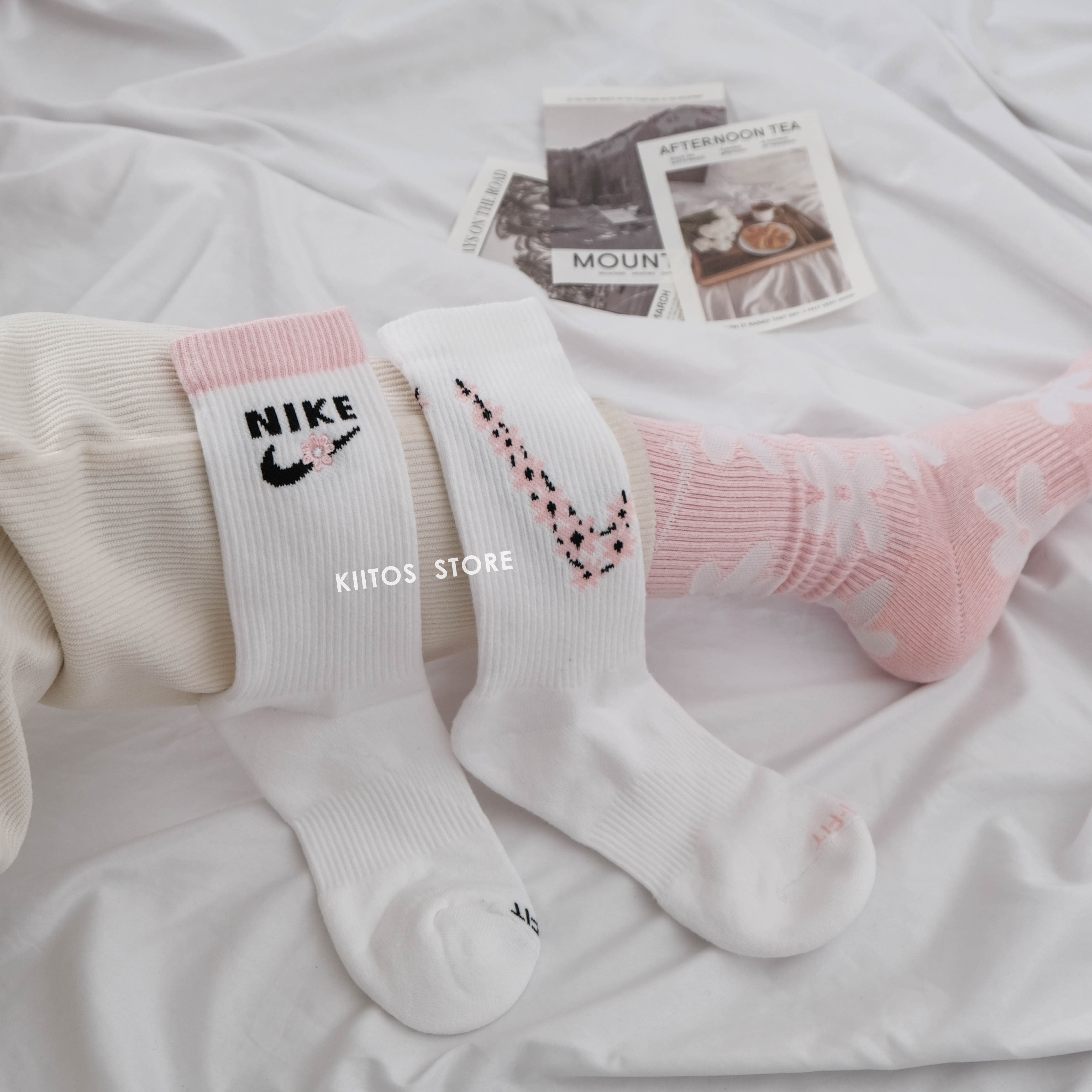 現貨  NIKE EVERYDAY PLUS 日系櫻花妹 三雙一組