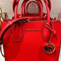 [S] MICHAEL KORS 35S1GM9M2L MERCER MEDIUM MESSENGER,BRIGHT RED, 196237288653 (SMK702)
