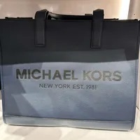 [S] MICHAEL KORS 37F2LCOT4L COOPER STRUCTURED TOTE,NAVY, 196163790442 (SMK713)