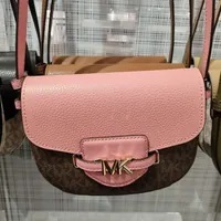 [S] MICHAEL KORS 35F3G6RC1B REED SM SADDLE XBODY,PRIMROSE, 196163990163 (SMK717)