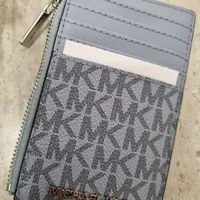 [S] MICHAEL KORS 35F3GTVD2B MEDIUM TZ CARD CASE,PALE BLUE, 196163992914 (SMK722)