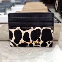 [S] MICHAEL KORS 35H3GTVD3H JET SET TRAVEL LG LEATHER CARD HOLDER,BLACK, 196237274144 (SMK723)