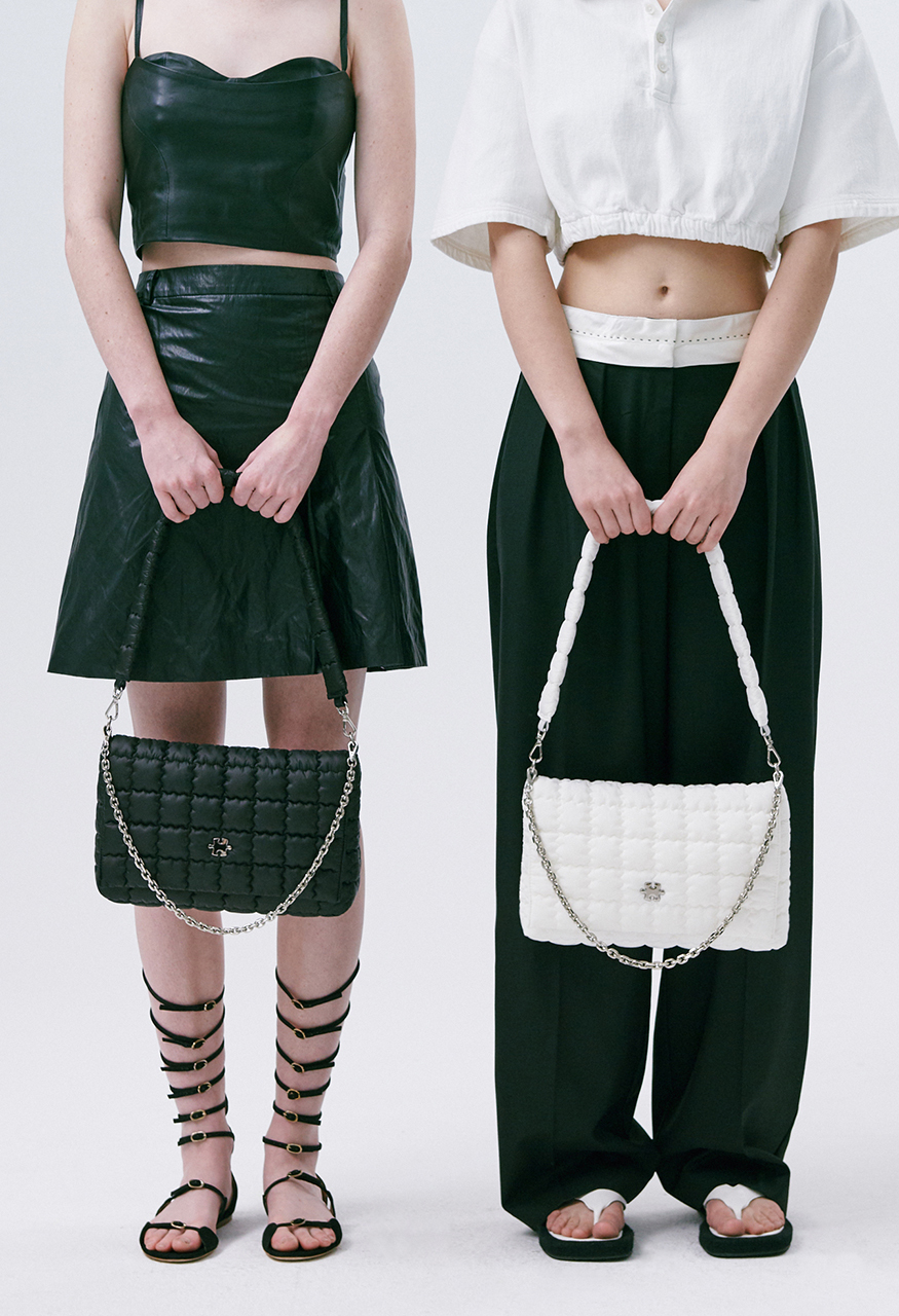 [JEDREFEB5] Puzzle Padded Chain Bag ★大人気★ JEDREFEB5] Puzzle Padded Chain Bag ☆大人気☆ (JEDREFEB5