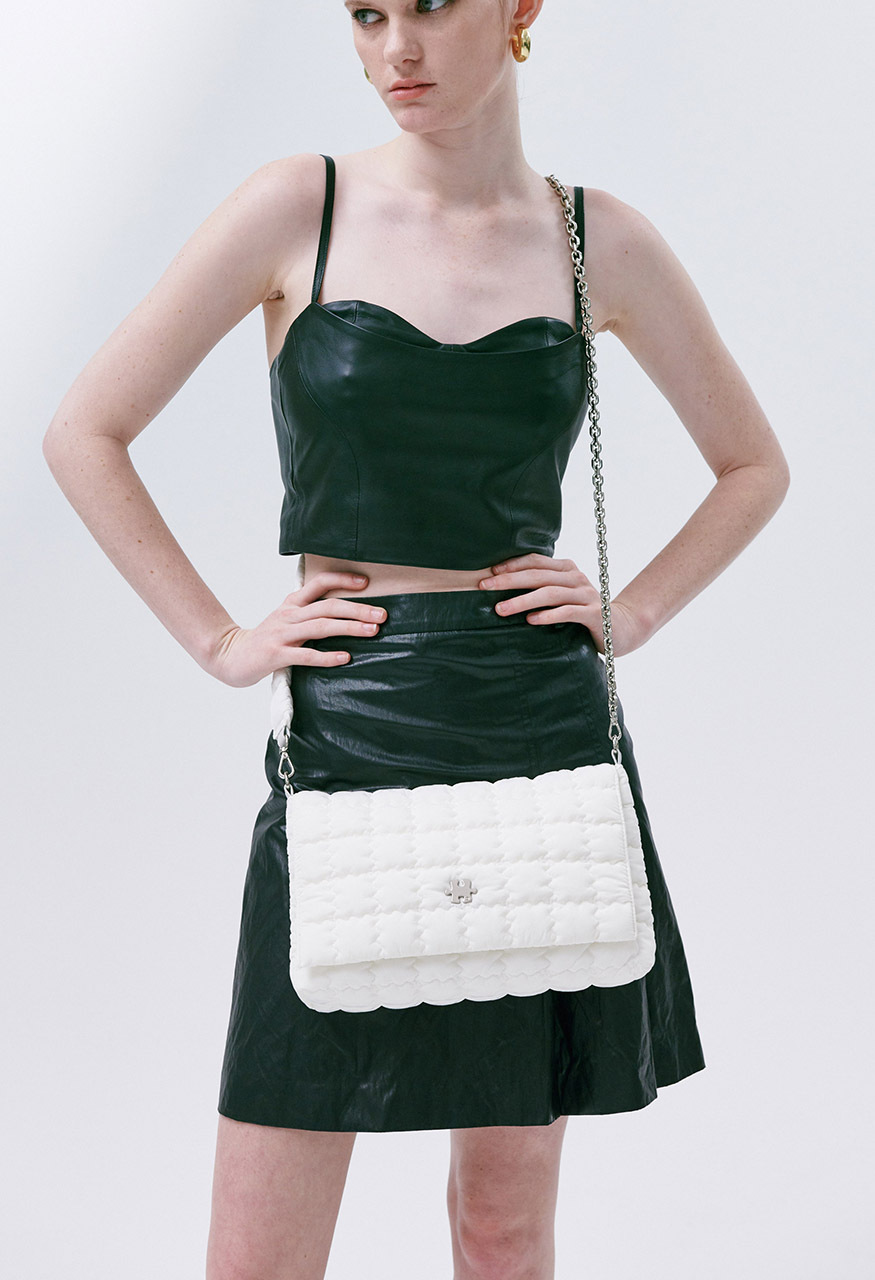 無料配送★JEDREFEB5☆ Puzzle padded chain bag バッグ♪ JEDREFEB5] Puzzle Padded Chain Bag ☆大人気☆ (JEDREFEB5