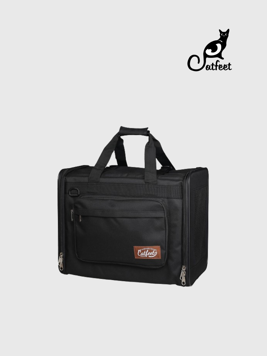 【Catfeet】輕旅行寵物兩用後背包｜黑