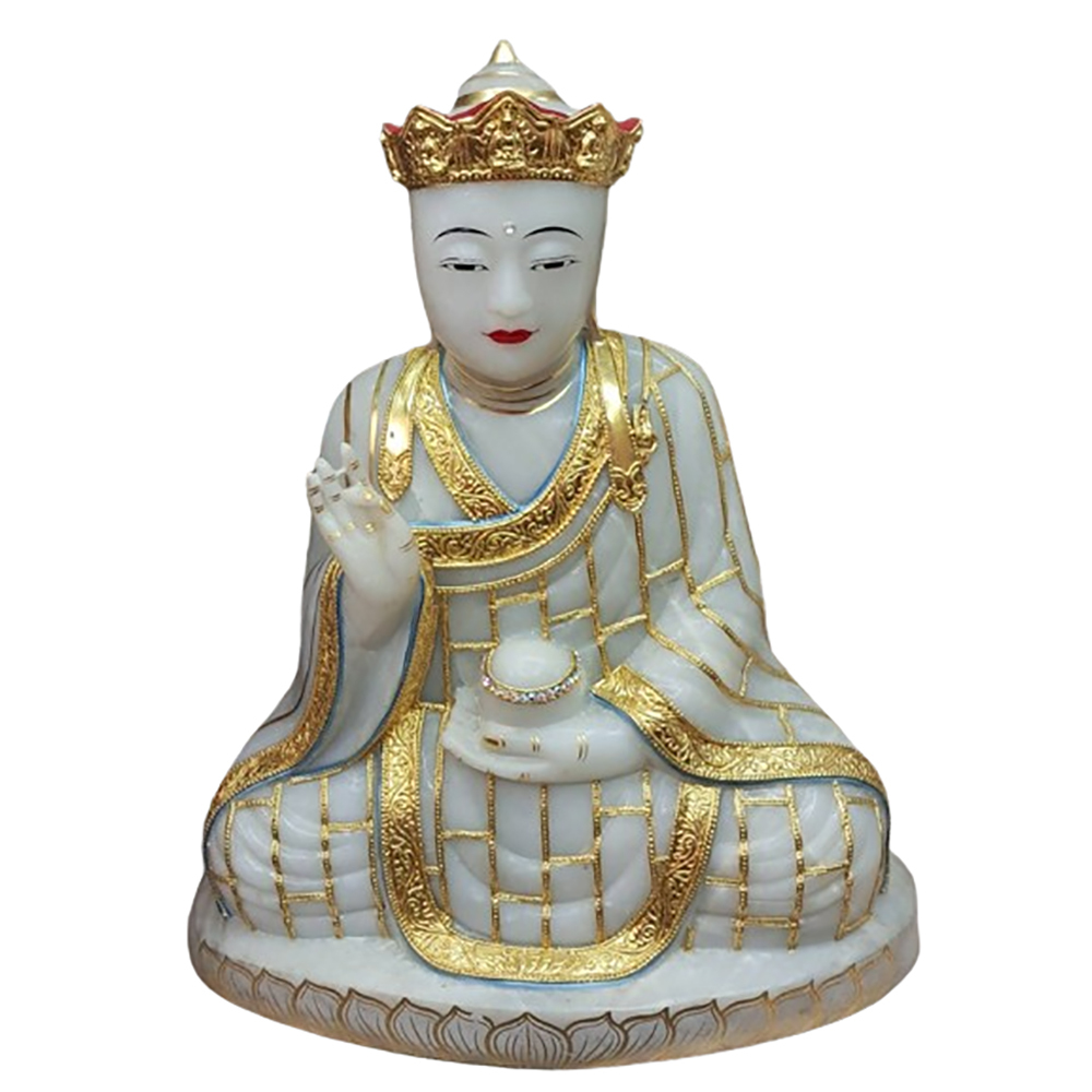 緬甸白玉地藏王菩薩精品 1呎6【十方】133481