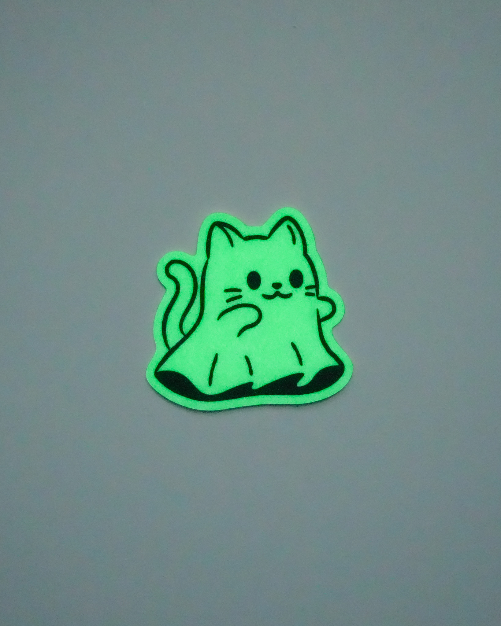 靈魂喵喵 調皮魂夜光貼紙