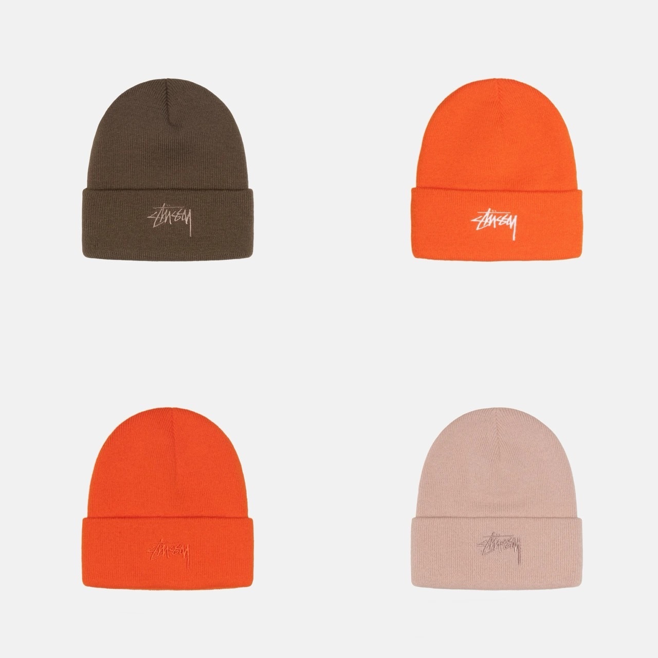 STUSSY CUFF BEANIE STOCK 字體毛帽