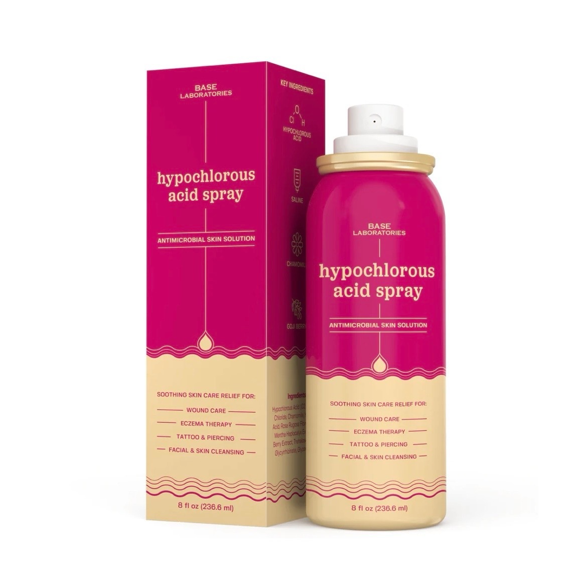 BASE LAB 次氯酸促進癒合皮膚噴霧 Hypochlorous Acid Spray 236.6ml