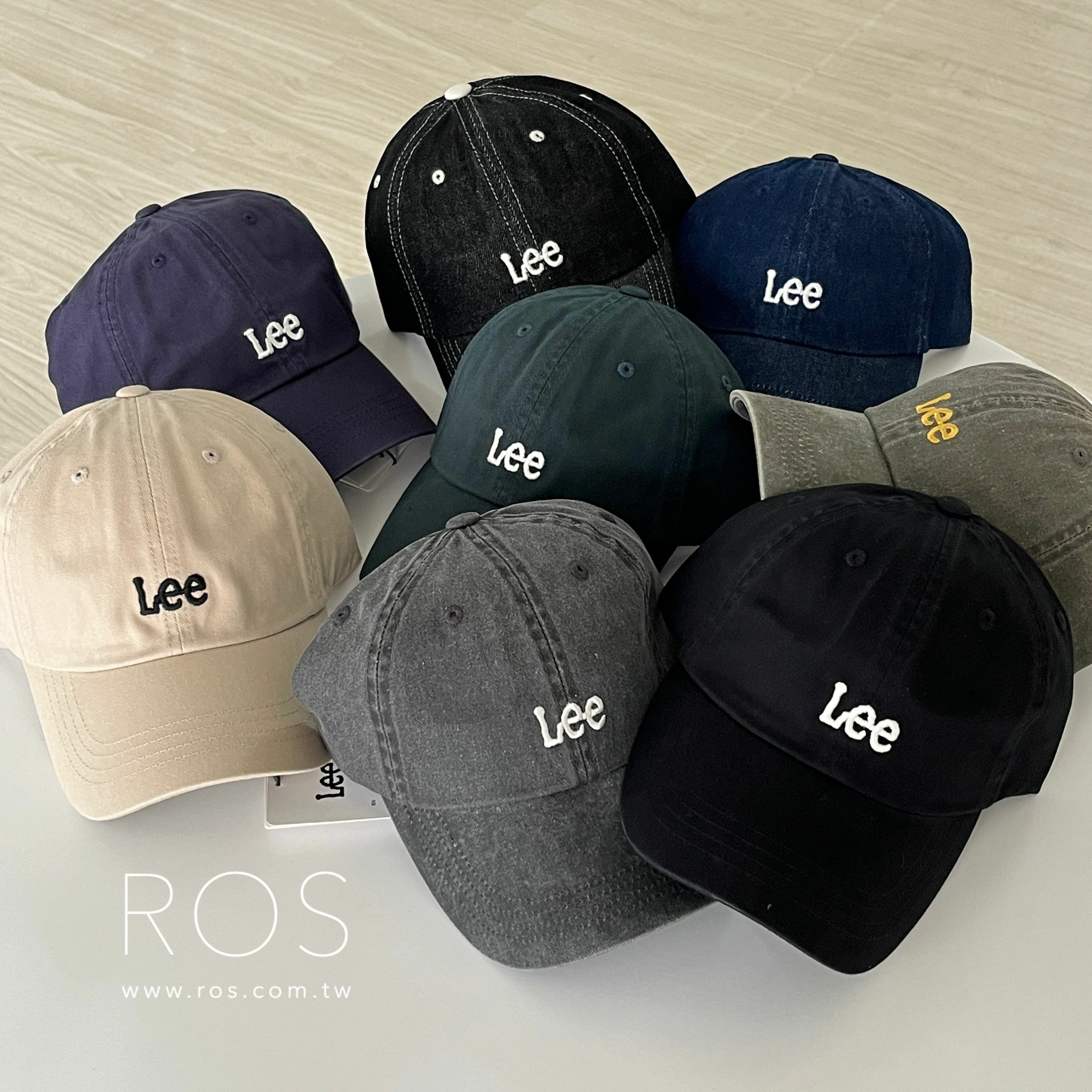 LEE 刺繡Logo老帽 (9colors)