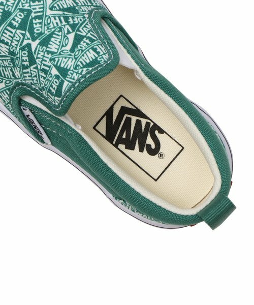 VANS V98CS D.LOGO SLIP ON GRN/WHT LOGO 休閒 百搭 綠白 童鞋 634392-0002 [台灣現貨]