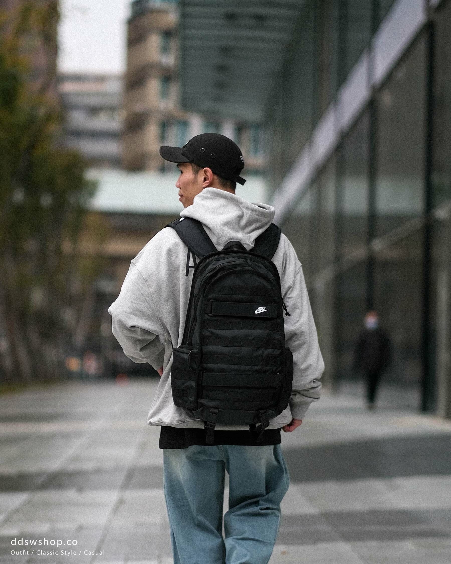 Nike NSW Backpack 包包多功能全黑雙肩後背包黑色FD7544-010