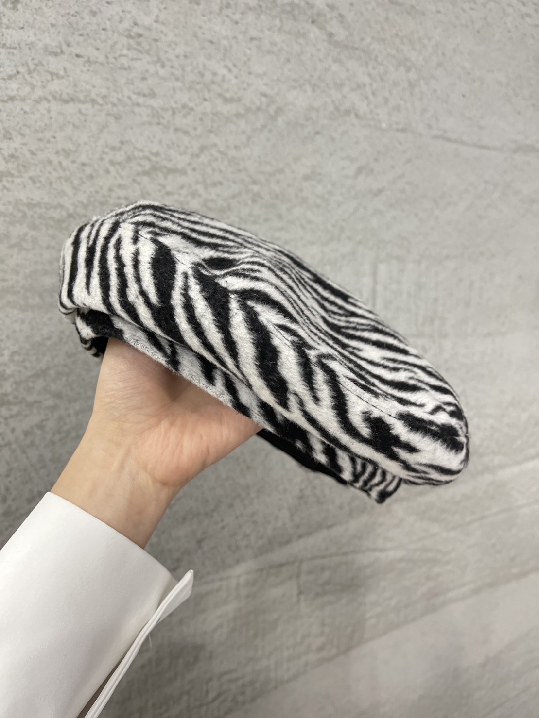斑馬紋貝雷帽