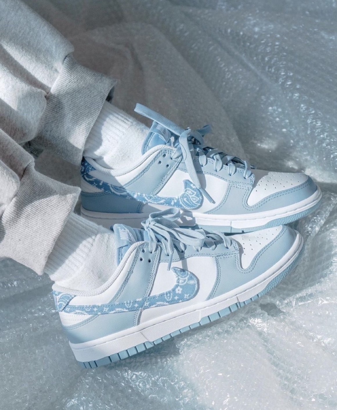 Nike Dunk Low "Blue Paisley" 藍白變形蟲