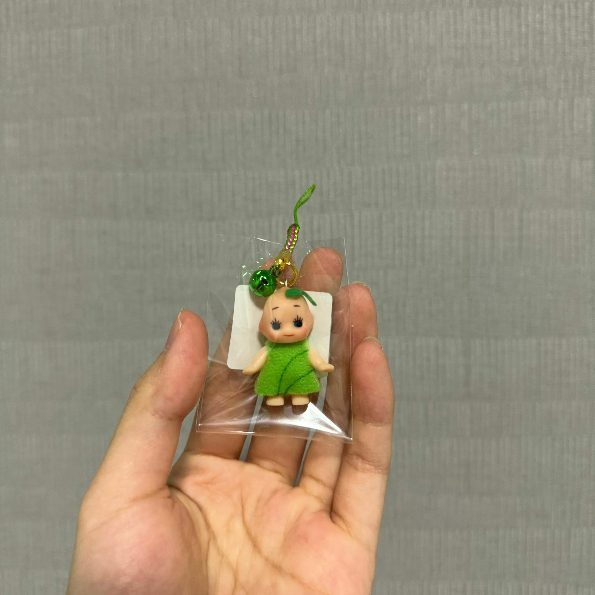 JP 超迷你丘比BB吊飾 嫩葉 T010126 