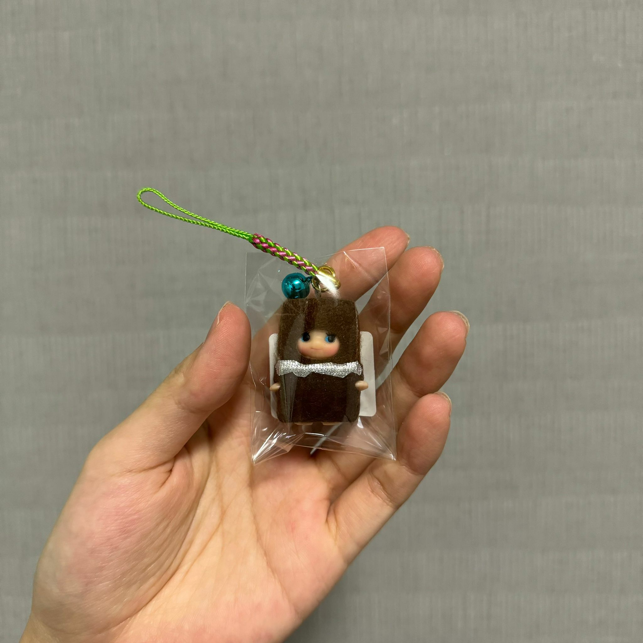 JP 超迷你丘比BB吊飾 黑朱古力 T010126