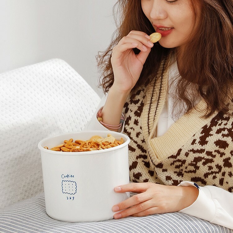 《3604》可愛小圖餅乾大容量密封罐