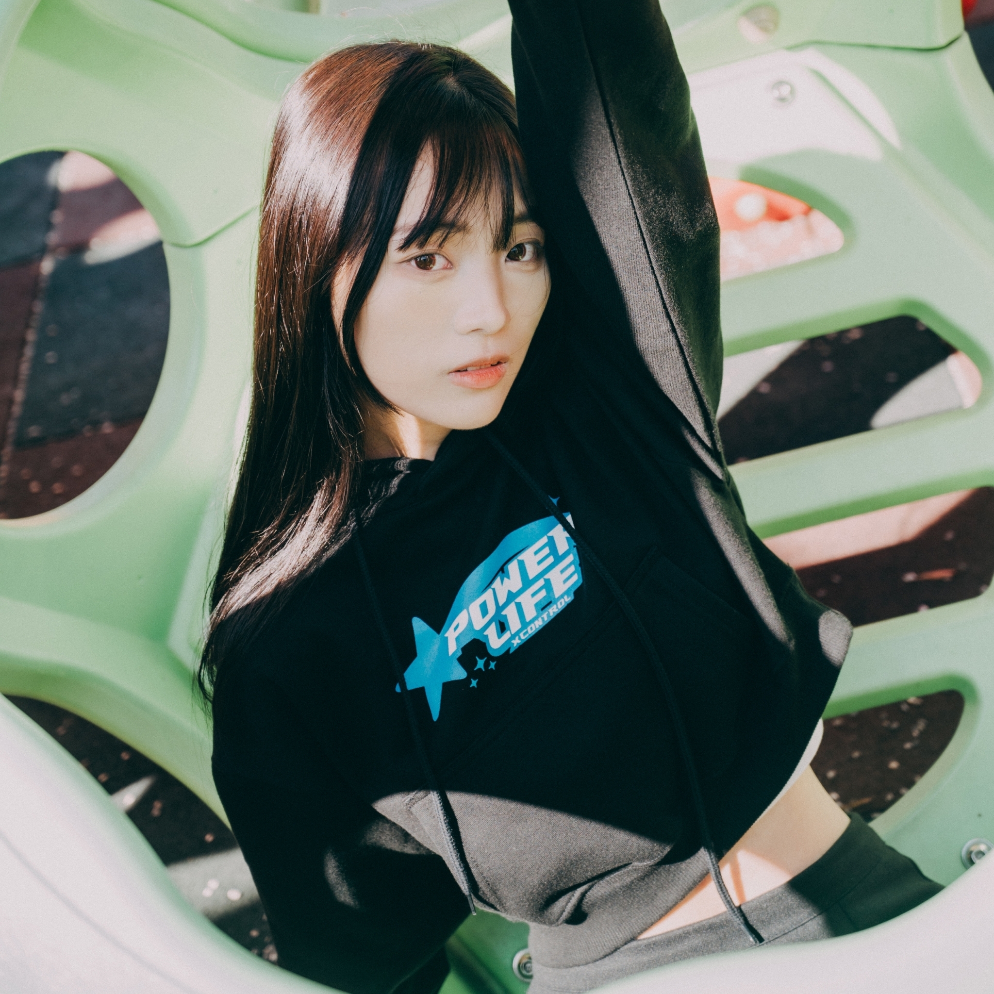 XCTRL 流星短版帽T-黑