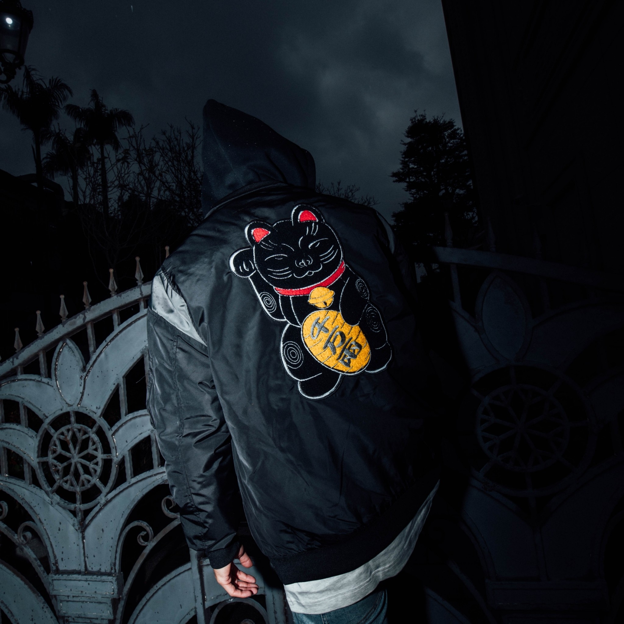 XCTRL 招財貓MA1外套-黑