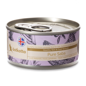 Astkatta 冰島罐 貓罐頭 護膚美毛主食配方 野生青花魚