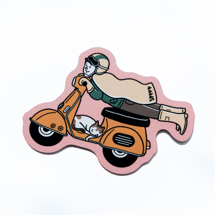 SPPPP｜Flying Boys｜霧面防水貼紙｜新機車飛人