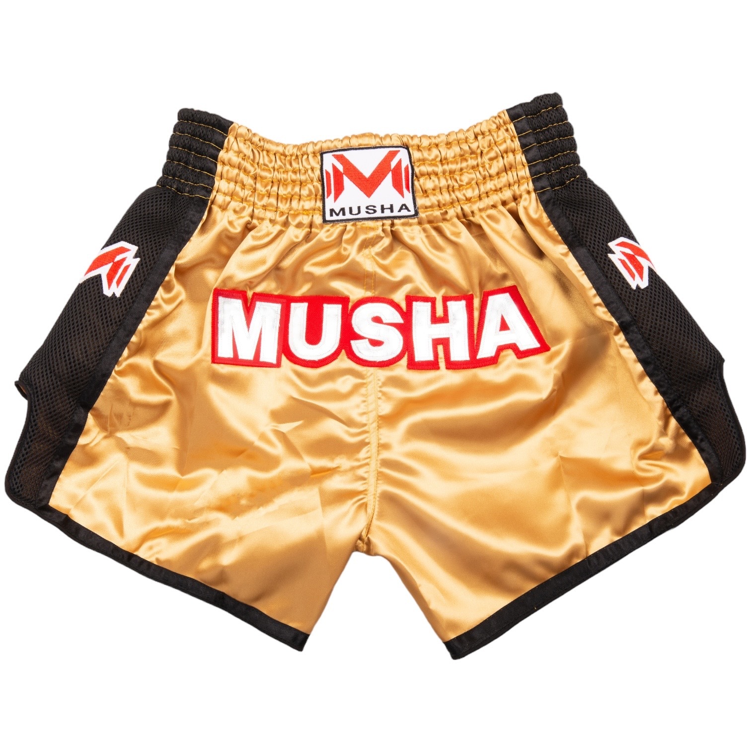 MUSHA 頂級泰拳褲-金色