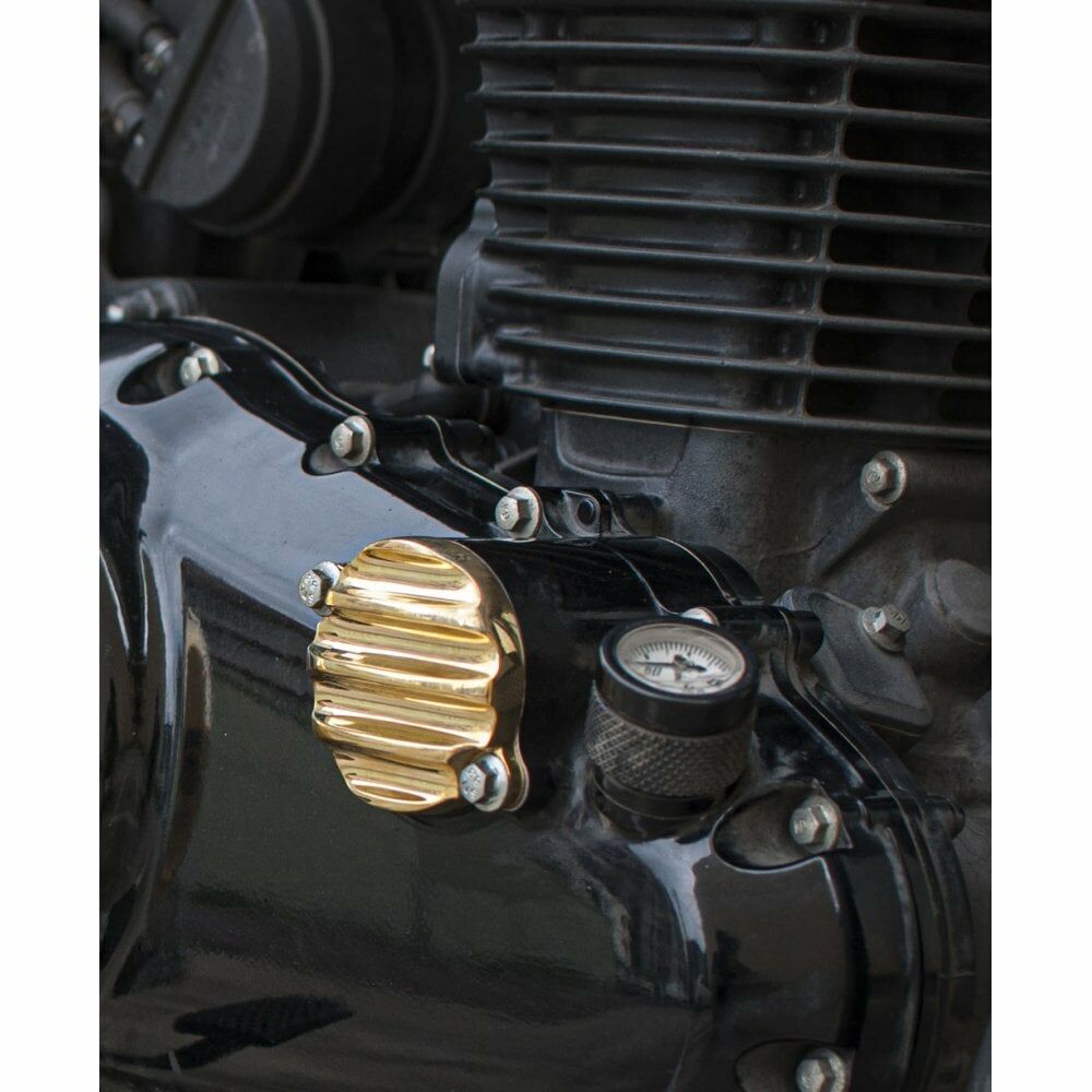 Motone CB350專用 引擎機油蓋 鰭片 黃銅