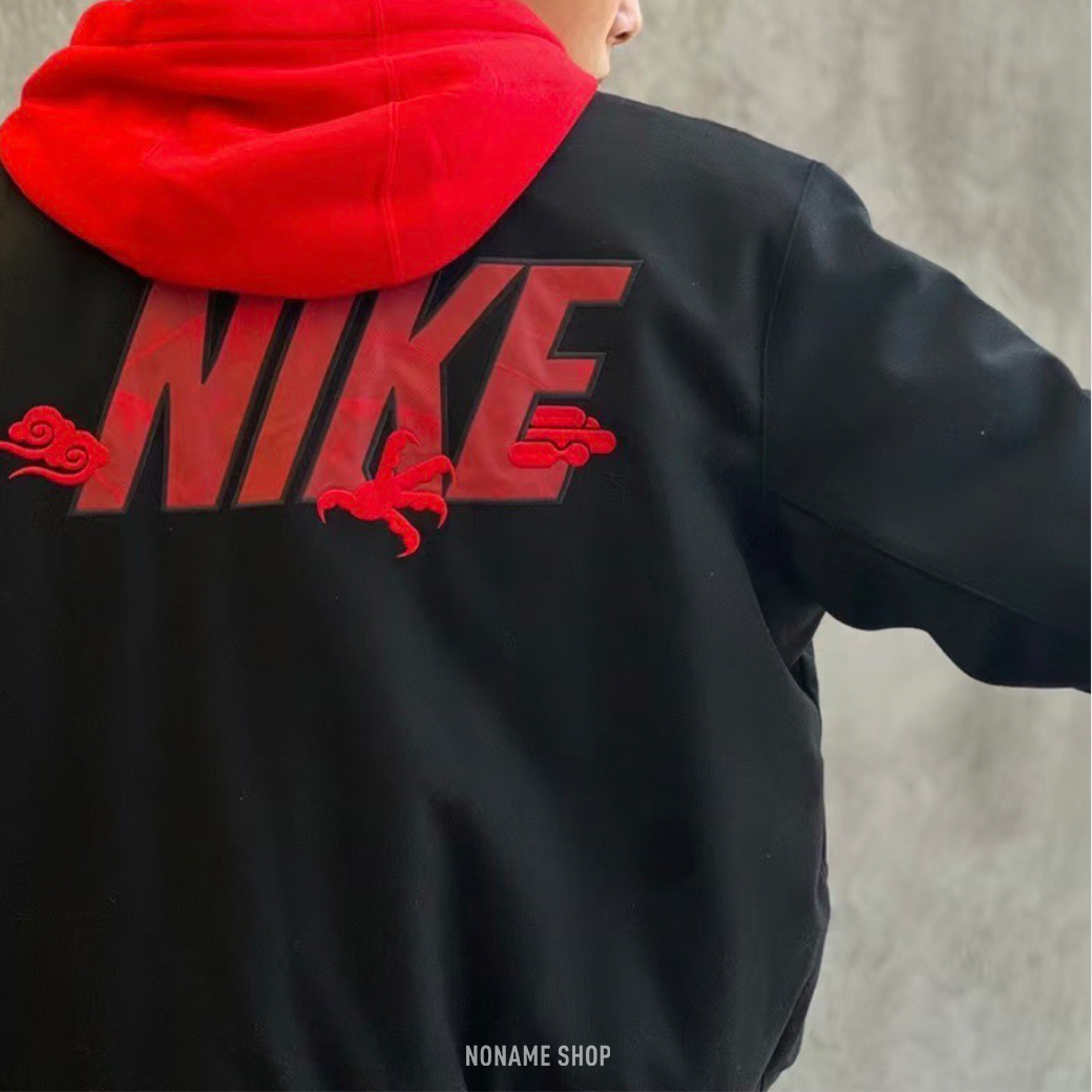 NIKE CNY 龍年 限定 2024 羊毛 復古 棒球 外套 (男款)