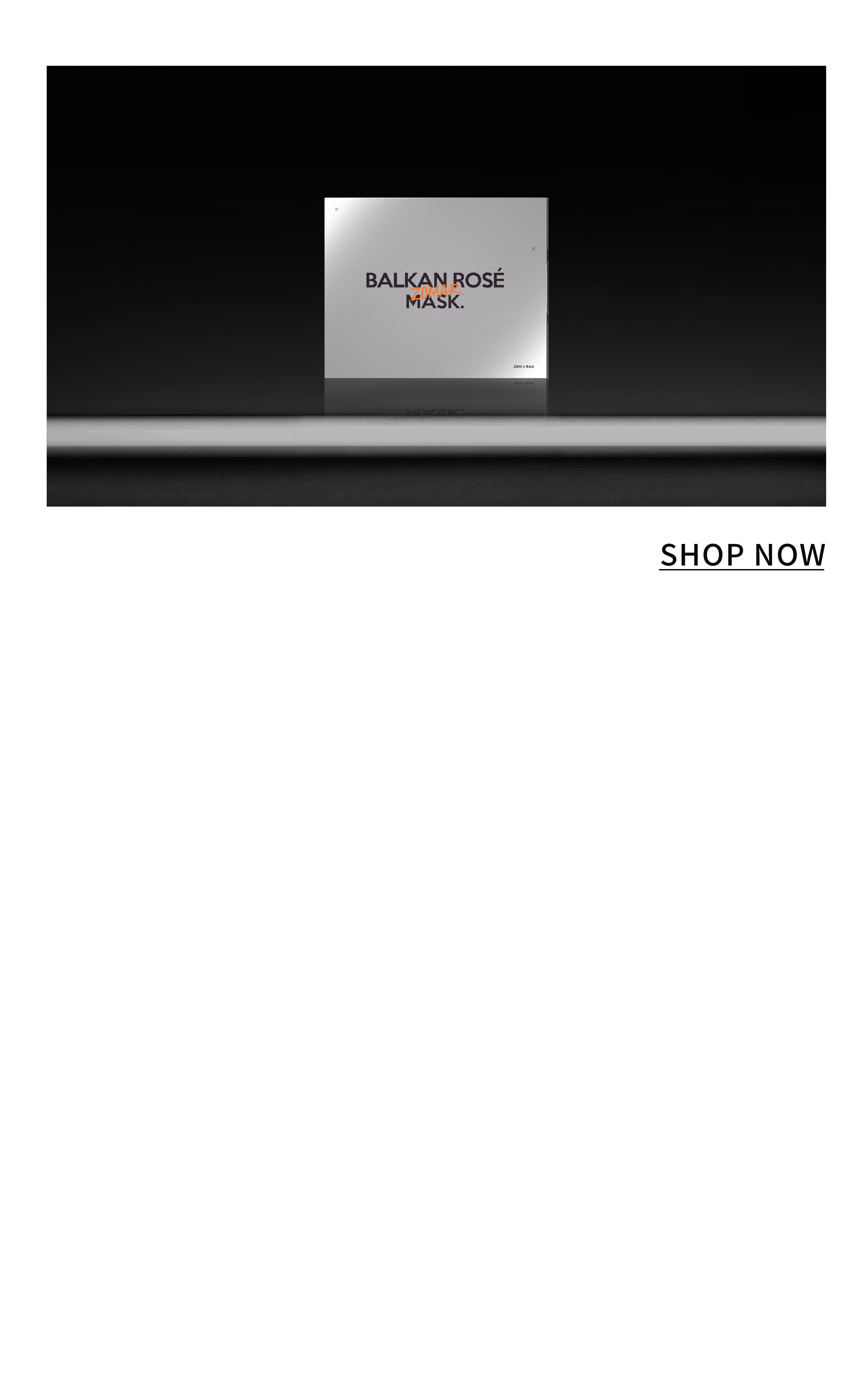 黑海蜜粹煥白面膜 ROSÉ MASK