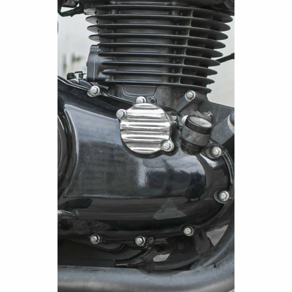 Motone 本田 CB350專用 引擎機油蓋 鰭片 拋光銀