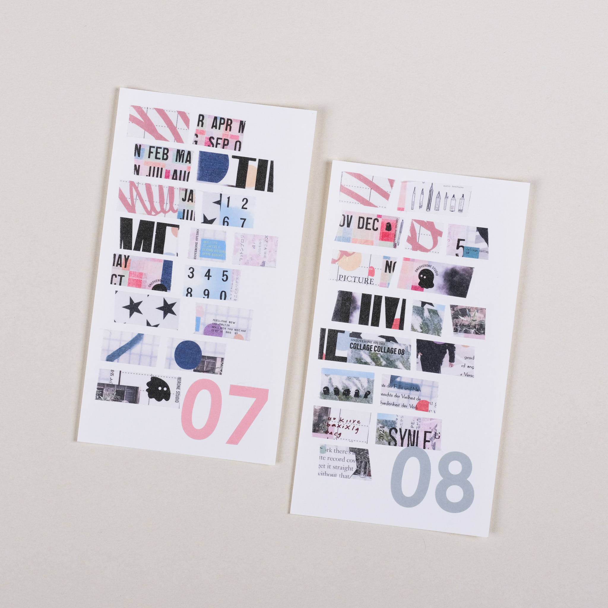 Collage Collage 7-8 紙膠帶 /一分之一工作室/TAIWAN